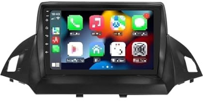 Sistema de navegación para automóviles Estéreo para Coche Android 12, Wi-Fi, Bluetooth, 9, Radio GPS con Reproductor para Ford para Escape para Kuga