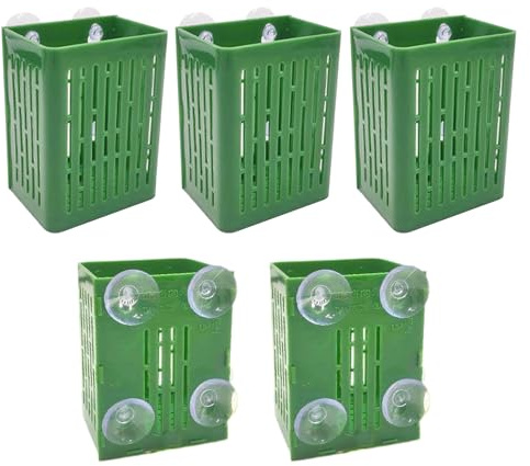 Soporte para Plantas de Acuario,Juego de 5 Decorativos Flotantes,de Cultivo Acuapónico para Pecera | para Cultivo en Acuarios y Estanques