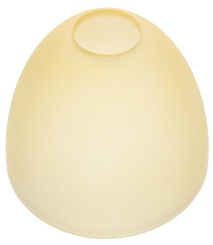 NUOBESTY Abat-jour en Verre Cloche 42 Mm, Verre Mat Résistant la Chaleur, Remplacement pour Plafonnier, Applique Murale et Lustre, Diffuseur de Lumière Doux pour Intérieur Résidentiel
