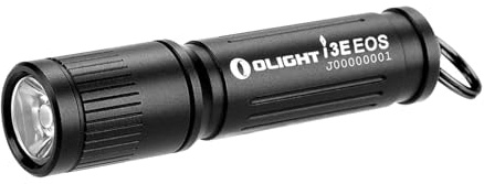 OLIGHT i3E EOS PMMA TIR Lens AAA EDC Flashlight 90 Lumens Compact Keychain Flash Light for Night, Camping (Black)