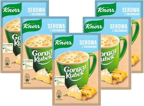 Knorr Goracy Kubek Cheese soup - Instant Mug 5 x 14 g Hot Cup instant soup