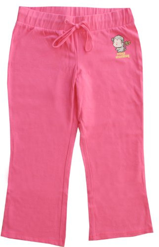 Schiesser Mädchen Sweathose Jogginghose Freizeithose lang und kurz Miss Monkey mit Aufdruck (116, lang)