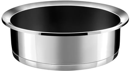 CUISINOX - Ycône - Sauteuse 24 cm avec revêtement Greblon C3 - 4.8 L - Fond thermo diffuseur - Compatible tous feux dont induction - Acier inoxydable 18/10 - Finition miroir - Sans PFOA, APEO
