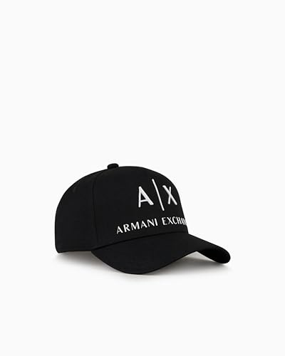 Armani Exchange Corporate Logo Hat, Berretto da Baseball,