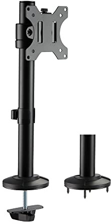 LogiLink BP0108 - Monitorhalterung, 17–32, Stahl, Curved Screens, Schwarz