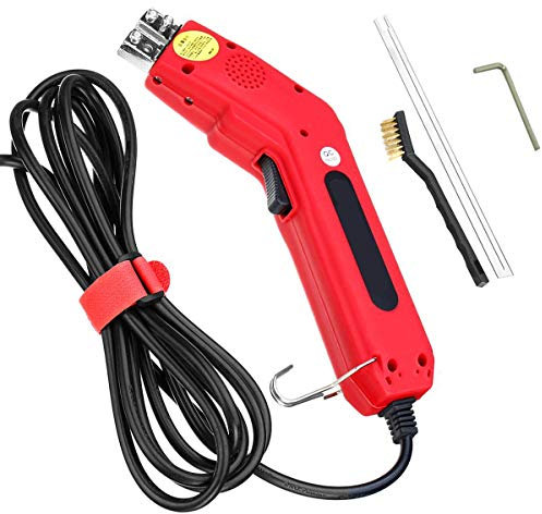 Hot Couteau en mousse Cutter, professionnel 250W électrique à chaud Couteau, mousse Sculpting coupe Trousse à outils avec 25cm Lames et accessoires - pour découper de la mousse Block Board mousse