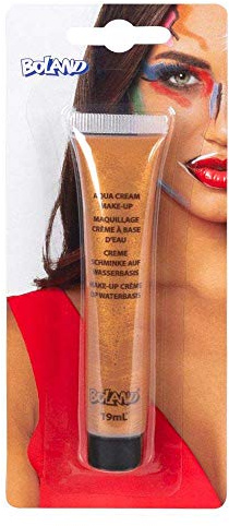 Boland - Aqua Creme Make-Up, Inhalt 19 ml in Tube, Schminke auf Wasserbasis, Mottoparty, Karneval, Halloween