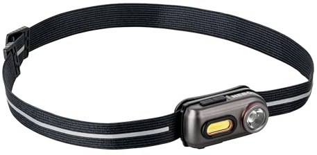 NEBO Einstein 400 - Linterna Frontal Recargable Con 5 Modos de Iluminación - Accesorios de Camping y Excursionismo - Linterna Frontal Para Deporte al Aire Libre