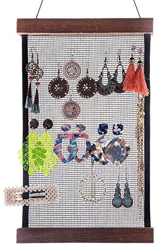 CENPEK Earring Holder Wall Mounted Earring Wall Organizer Earring Hanger Wall Hanging Earring Organizer Wall Jewelry Organizer (24 x 12 inch)