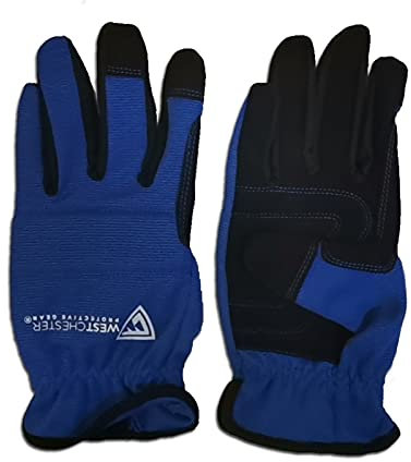 Schutzhandschuhe Künstliche Leder-Hochleistungs-Leder-Arbeitshandschuhe dauerhaft und atmungsaktiver wasserdichter Gartenhandschuh Hand-Tool schützen Ihre Händesicherheit Beschichtete Arbeitshandschuh