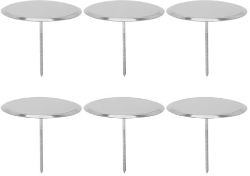 BESTonZON 6PCS Cake Flower Nails, Stainless Steel Flower Nails Cake Decorating, Cake Decorating Tool Kit, Mounting Nails Wedding Cake Decorations Baking Supplies Baking Nails Cakes Cake Nails