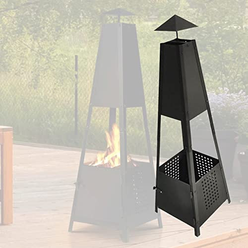 Stufe da Tenda, braciere da Esterno, Barbecue, braciere da Giardino, riscaldatore da Patio, griglia, Barbecue da Campeggio con Rete di Protezione per Giardino, Patio, Esterno, Stufa a Legna,