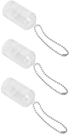 Happyyami 5stücke Mini Sukkulenten Mit Glasabdeckung Kreative Dekoration Für Schlüssel Und Taschen Für Mini-Terrarium Pflanzen