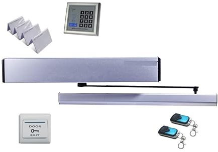 Ouvre-porte de Garage, 100 kg de poids vers l'intérieur ouvre-porte battante automatique/opérateur de porte battante plus proche (clavier, serrure de porte, capteur IR)(2)