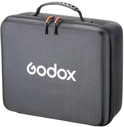 GODOX ML100BI Hard Carrying Case, ML100R Hard Carrying Case, Semi-Rigid Padded Carry Case ML100Bi ML100R LED Video Light