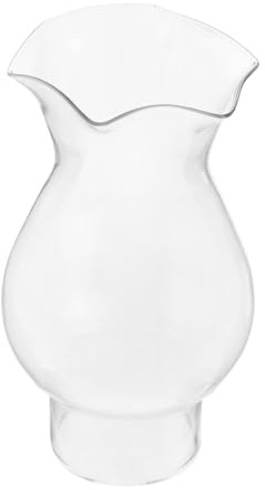 Sosoport Paralume in Vetro Trasparente Per Lampada a Olio Ricambio Vetro Per Lanterna a Candela Senza Fiamma Diametro 3 Cm Accessorio Per Lampada Da Comodino a Cherosene