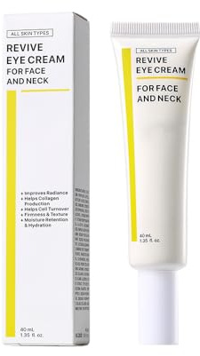 Revive Augencreme – feuchtigkeitsspendende und pflegende Anti-Aging-Creme. Strafft und hellt die Haut auf, reduziert Fältchen, feine Linien und Augenringe. Ideal für die tägliche Anwendung am Abend un