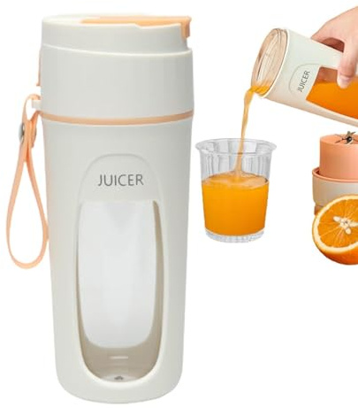 Zyntora Licuadora Personal Portátil, 340ml Batidora de Frutas Recargable Antifugas, Minibatidora con Batería de 3000mAh, para Camping, Bebidas con Hielo, Gimnasio, Playa y Jugos