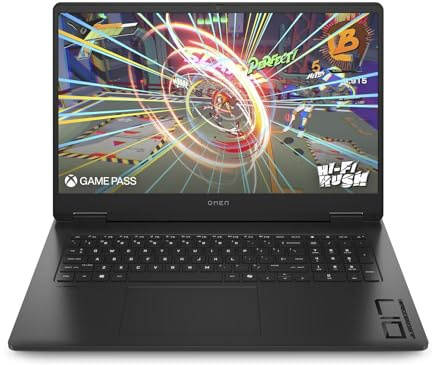 HP Omen 17-db0009na 17.3 Gaming Laptop | AMD Ryzen 7 8845HS | 16GB RAM | 1TB SSD | Nvidia GeForce RTX 4060 | FHD 144Hz Display | Windows 11 Home | Black