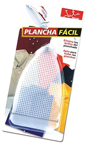 Jata 800 - Suela Antiadherente Plancha Fácil, No Deja Brillos, Uso Universal, 1191 Salidas de Vapor, Medidas 23,5 x 14 x 0,55 cm