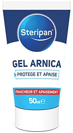 Steripan - Gel Arnica - Protège et Apaise - 96% d'Ingrédients d'Origine Naturelle - Étui Carton 75% Matières Recyclées -Tube 50 ml