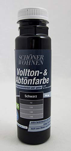 Voll- und Abtönfarbe schwarz 250 ml