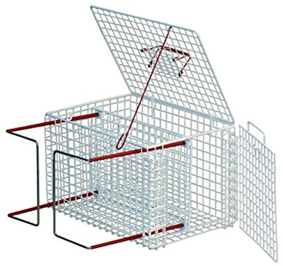 Polytrans Cage de contrainte à Double Ouverture pour Chat et Petits Animaux