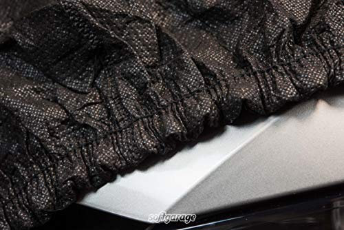 SOFTGARAGE Vollgarage Basic 3-lagig schwarz Indoor Outdoor atmungsaktiv wasserabweisend Car Cover Ganzgarage Autoplane Autoabdeckung Artikel 203050-7106ADC