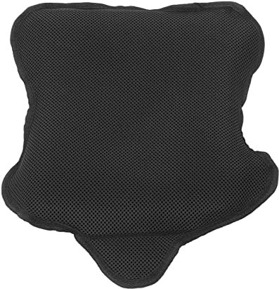 Shanrya Cojín de asiento de gel para motocicleta,almohadilla de asiento de malla para motocicleta con absorción de impactos transpirable, fácil instalación, cómodo para sillines de turismo de crucero