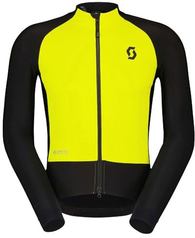 Scott RC Pro Warm Hybrid GTX Winter Fahrrad Jacke gelb/schwarz 2024: Größe: S (44/46)