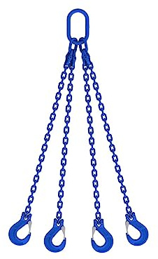 Joma-Tech 4-Strang Anschlagkette 3m GK10 8mm blau