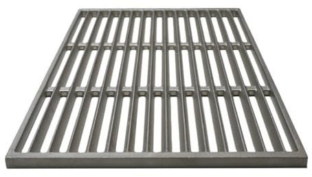 SANTOS Edelstahl-Guss-Grillrost - Edelstahlguss - passend für Napoleon Rouge 400er & 500er - Grillrost 30x45cm - Gasgrill-Ersatz-Grillgitter aus gegossenem Edelstahl