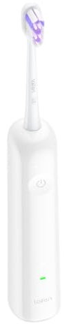 Laifen Wave Electric Toothbrush, Dual Action 60 Degree Oscillations & Vibrations, ABS White Plastic