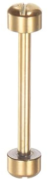 Tube de tige de vis de montre droit en acier inoxydable pour réparation de bracelet de montre - Outil de bricolage - Accessoires de chaîne plate - Vis d'arbre de connexion pour montre en céramique