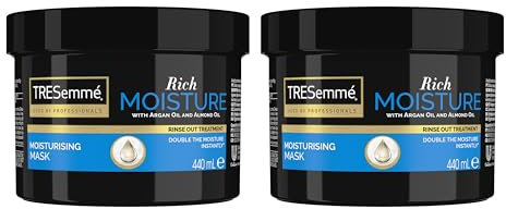 Tresemmé Hidratación Profunda Mascarilla Hidratante, para el doble de hidratación instantánea* 2 x 440 ml