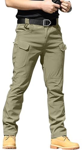 YAOBAOLE Pantalon Tactique Homme X7 Cargo Treillis Militaire Randonnée Chasse Pantalon de Travail avec Plusieurs Poches