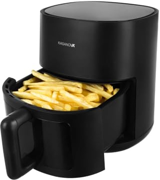 Friggitrice ad aria 4,5 L 1400 W (nera, analogica)