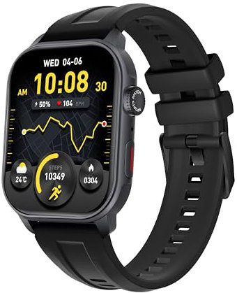 Smart Watch For Men Women: 1.96 AMOLED Touchscreen,GPS Tracker,Waterproof Make/Answer Call Smart Watches,Sleep & Activity Tracking,multiple Sport Modes,Digital Running Watches for iPhone Android iOS