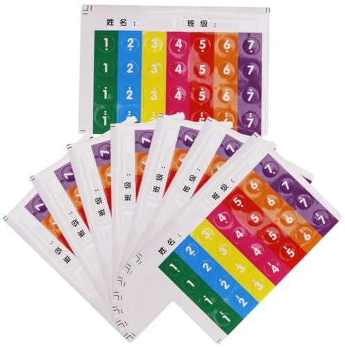 TOYANDONA 8stücke Teiliges Panflöten Notenaufkleber Aus Robustem Material Hochklebend Und Verschleißfest Glatte Oberfläche Für Einfaches Anbringen Für Anfänger Zum Musikinstrument Training