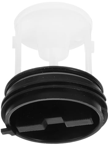 Washing Machine Drain Hose Seal Plug 2 Hole Abs Black | Integrated Filter Mesh, Universal Fit for Floor Drain, Easy Installation