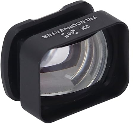 Lente de Teleobjetivo de Aumento 2X para una Cámara Práctica 3, Lente de Zoom 2X Mejorada, Soporte Magnético Portátil con Estuche de Almacenamiento para Fotografía Creativa