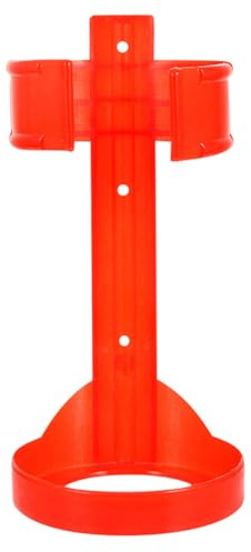GALPADA 1 kg - Supporto da parete per estintore, supporto fisso in plastica, rosso per estintori, per uso e