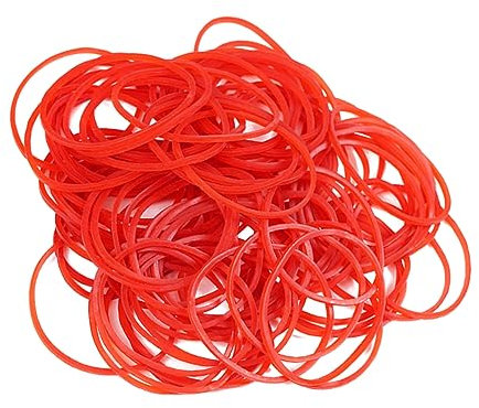 Angoily 500g Elastic Bands Assorted Rubber Bands for Office Kitchen Diy Crafts