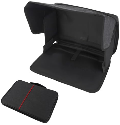 Laptop Sun Shade, Foldable Laptop Sun Glare Shield & Privacy Screen Hood Portable Lightweight Computer Sunshade Tent Bag for Working Outside Outdoor