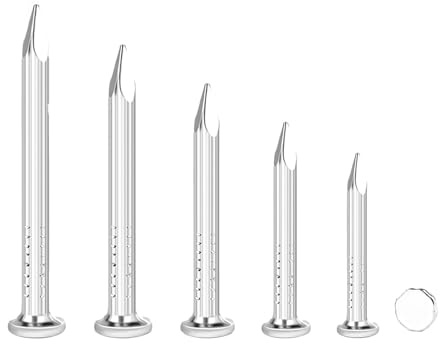 BACSHBY 60 Pezzi Chiodi in Acciaio per Cemento Armato 50mm, Chiodi per Quadri e Immagini Appese, Adatti per Mattoni e Legno, Uso Universale per Interni ed Esterni