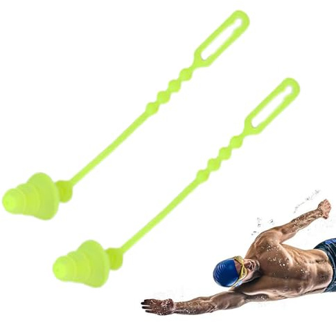 Tappi per le orecchie per nuoto per adulti, riutilizzabili, in silicone, impermeabili, morbidi e confortevoli, protezione per le orecchie della piscina, attrezzatura da allenamento durevole per