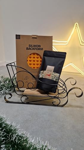 PAMICO Backset für Hunde | Geschenkset aus DIY Backmischung & Silikon-Backmatte | Natürliche Zutaten, ideal für selbstgemachte Hundekekse | Perfekte Geschenkidee zu Weihnachten, Nikolaus & Geburtstage