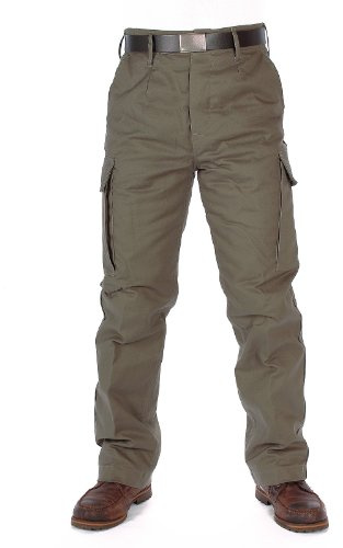 Mil-Tec BW Moleskinbyxor med termofoder oliv