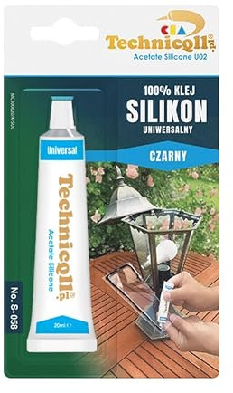 Technicqll Black Silicone Adhesive Glue 20ml Liquid Gasket Universal