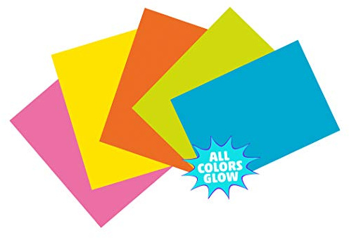 Pacon PAC1721 Index Cards, 4 x 6, Unruled, 5 Bright Colors (Pack of 100)